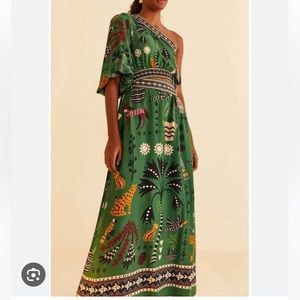 Farm Rio Shoulder Dress So Encanto Buriti L